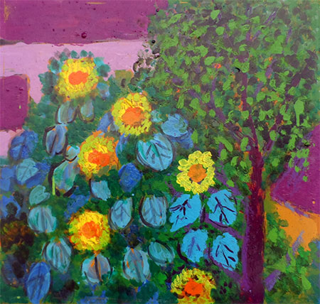 Blumen im Garten