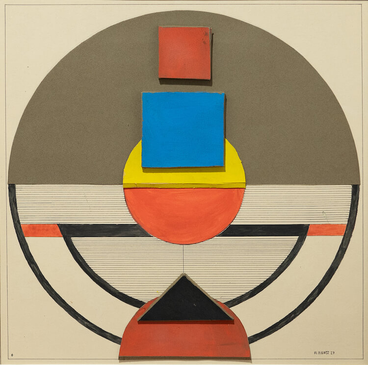 "Abstrakte Komposition"AUGUST AGATZ
